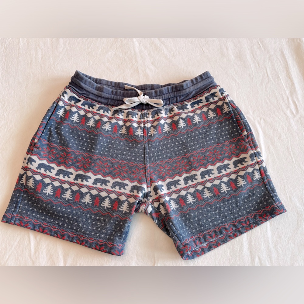 Men’s Chubbies fleece shorts. Size S